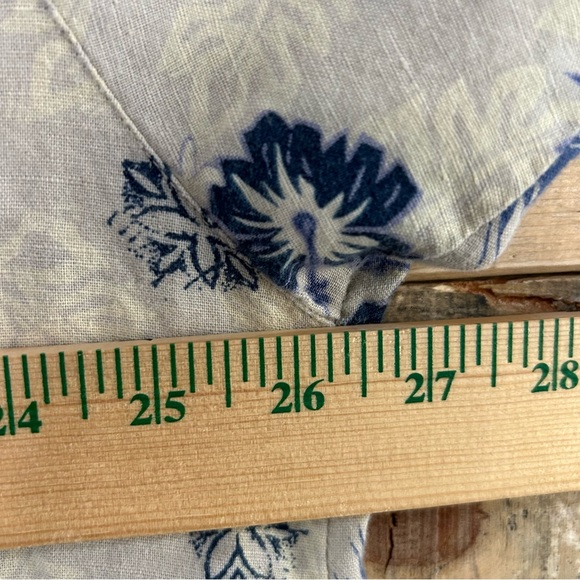 Columbia Aloha Shirt Mens XL Short Sleeve Linen Blend Button Up Hawaiian - Picture 5 of 8